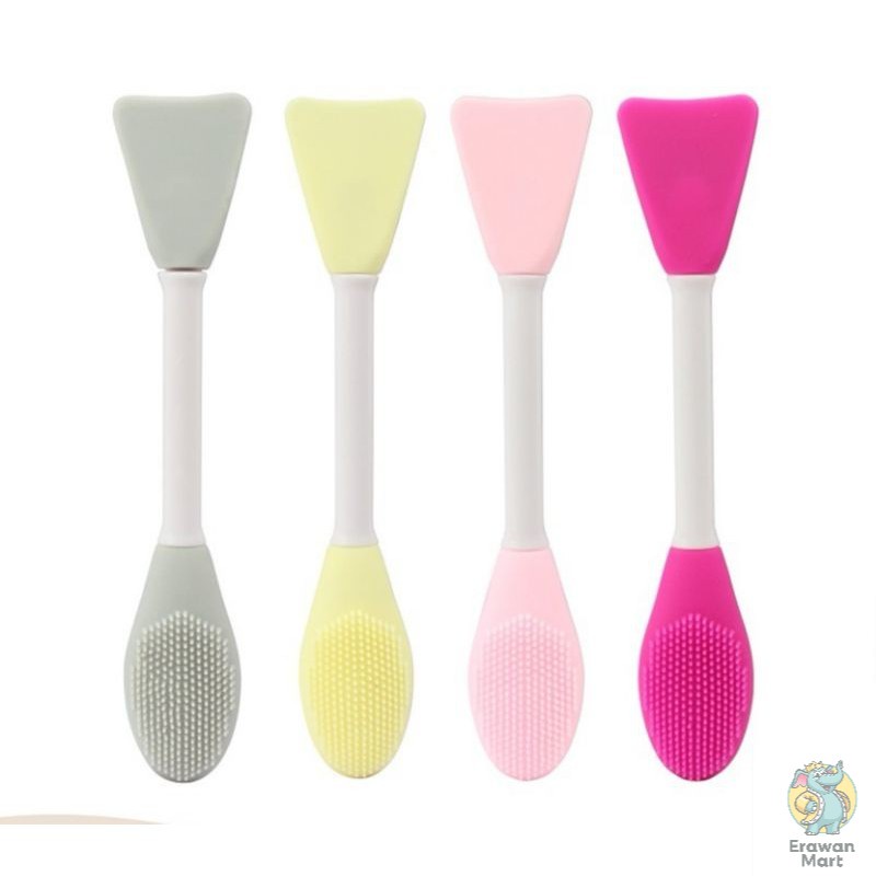 JG - COD - 2 IN 1 SPATULA MASKER SILIKON KUAS MASKER SPATULA SILIKON
