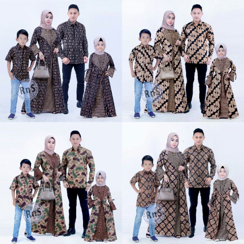 Novika Couple GAMIS JAZZY ORI RNS ready ANAK