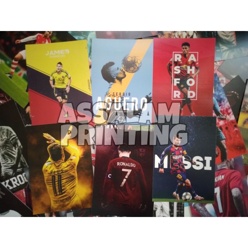 (40PCS) POSTER AESTHETIC ANIME COMIK CARTOON FOOTBALL RETRO BAND BRAND MOVIE ISI 80PCS WALL DECOR-6