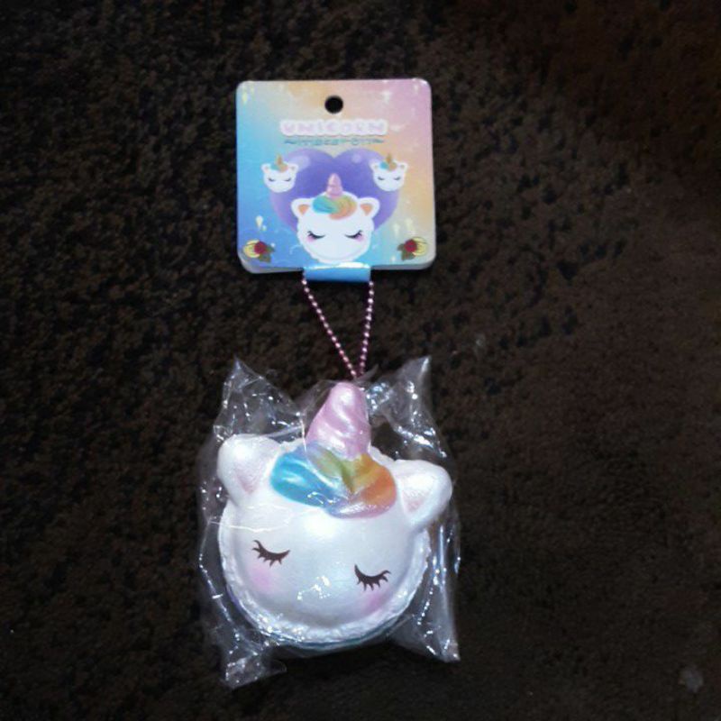 squishy unicorn macaron