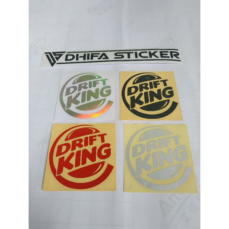 

sticker DRIFT KING cutting