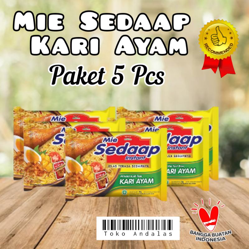 

Mie Sedaap Karih Ayam 5 Pcs termasuk favorite nih order yuk