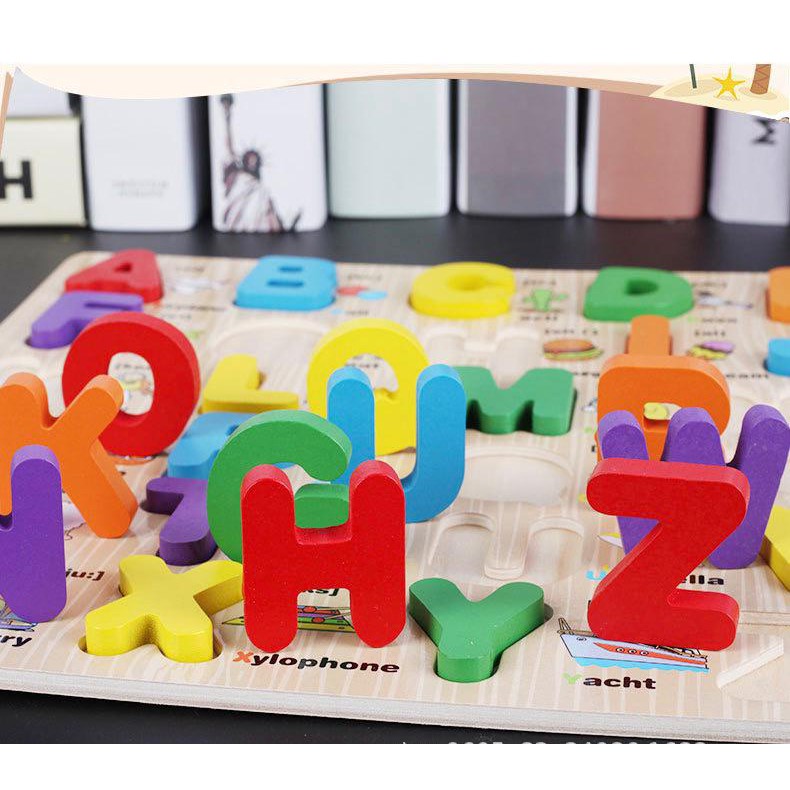 Mainan Edukatif Anak Puzzle Huruf Jumbo