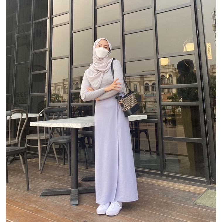 SALE 6:6‼️(BISA COD) LADY SKIRT (ROK LAYER)/ ROK MODEL SEMI SPAN-5