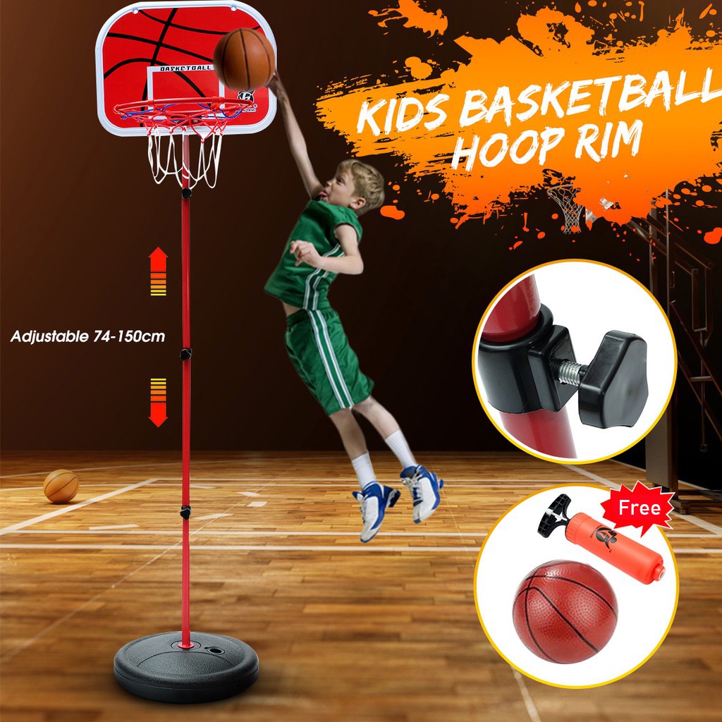 【Ready Stock】NBA Portable Ring Basket anak / Anak birthday gift / Basketball hoop RING STAND BASKET 