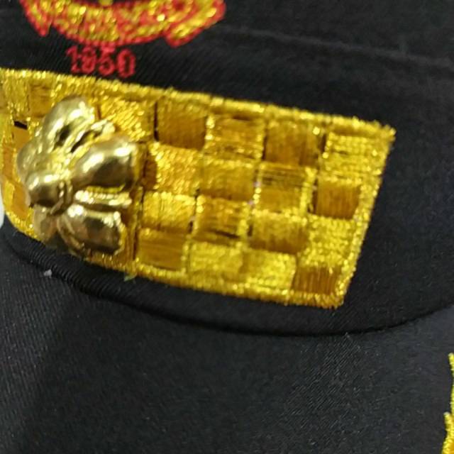 Topi komando polpp hitam 3d 4a 4b