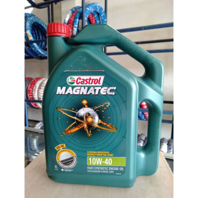 Oli Motor Castrol Magnatec 10W-40 4T 4000ml /4L Original Asli
