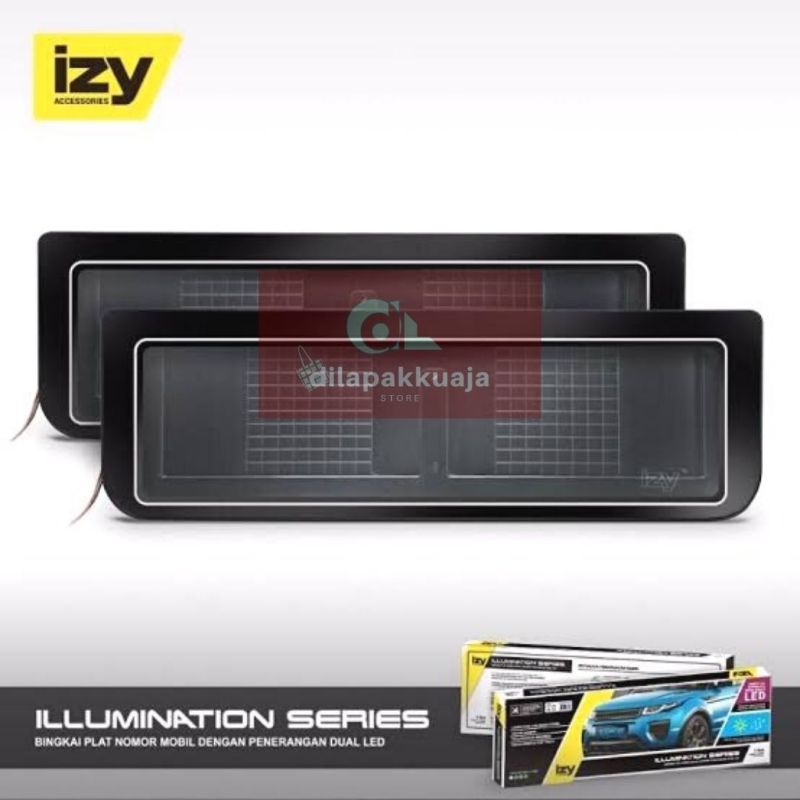 Cover Plat Nomor Mobil LED Tatakan Plat Mobil Dudukan Plat Nomor Mobil Universal