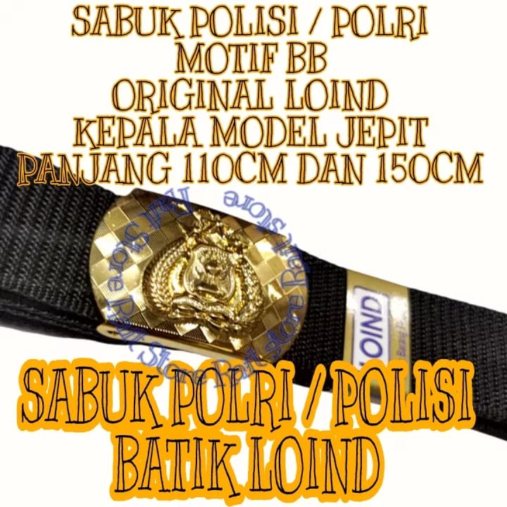 SABUK POLISI / POLRI MERK LOIND ORIGINAL