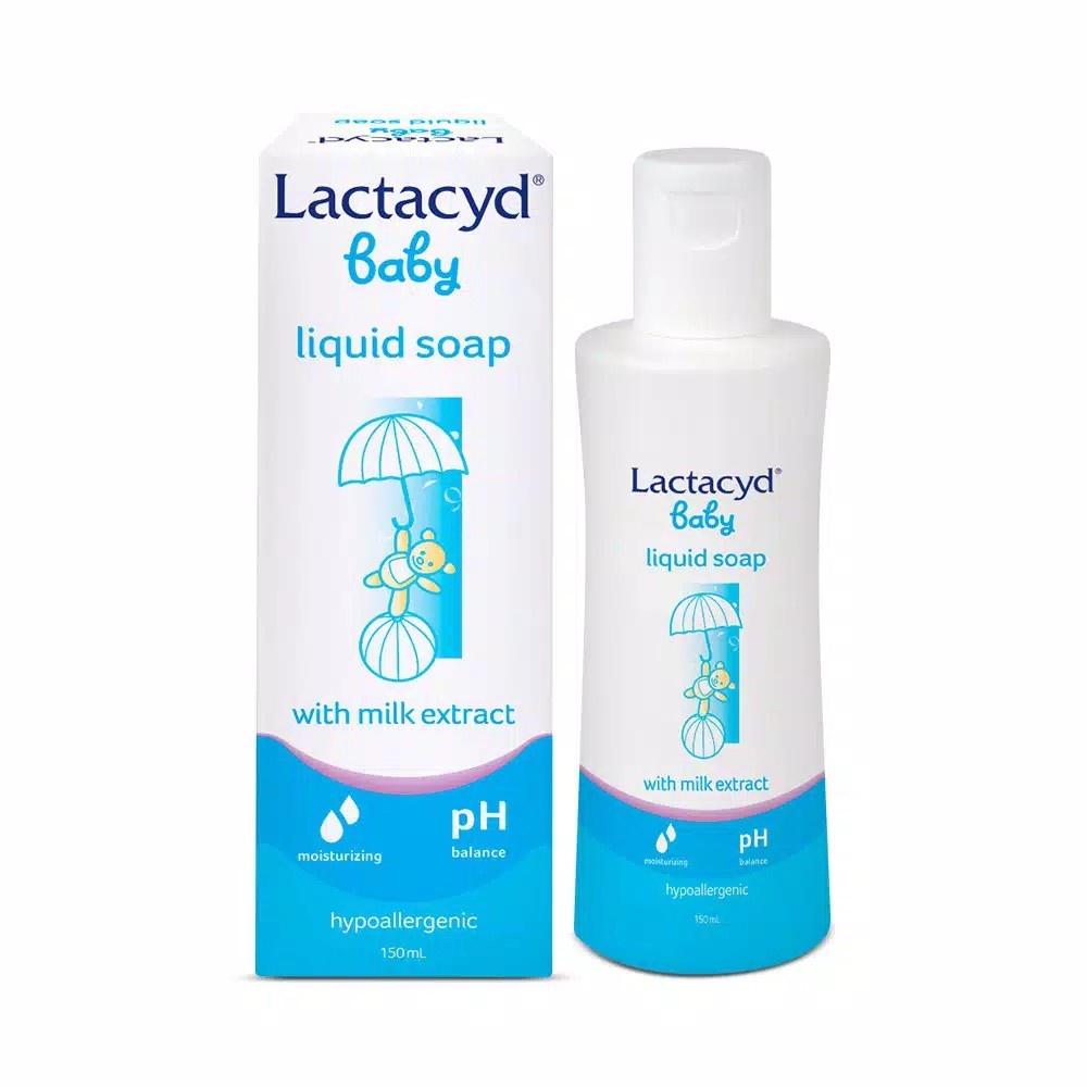 LACTACYD LIQUID BABY 150ML / Sabun Cair Bayi/ Antiseptik