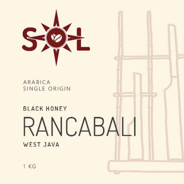 

SOL COFFEE Arabica Black Honey Rancabali 1kg