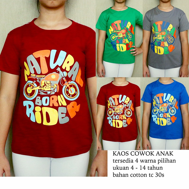 

Amaris Kaos Atasan Anak 6-12 Tahun - Kids Tshirt - Kaos Anak Laki Laki Natural