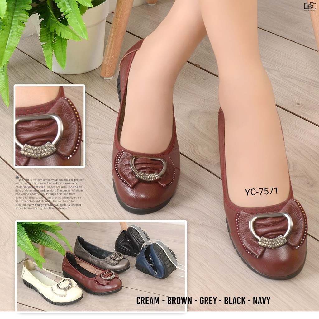 Sepatu Clarks Flat YC-7571