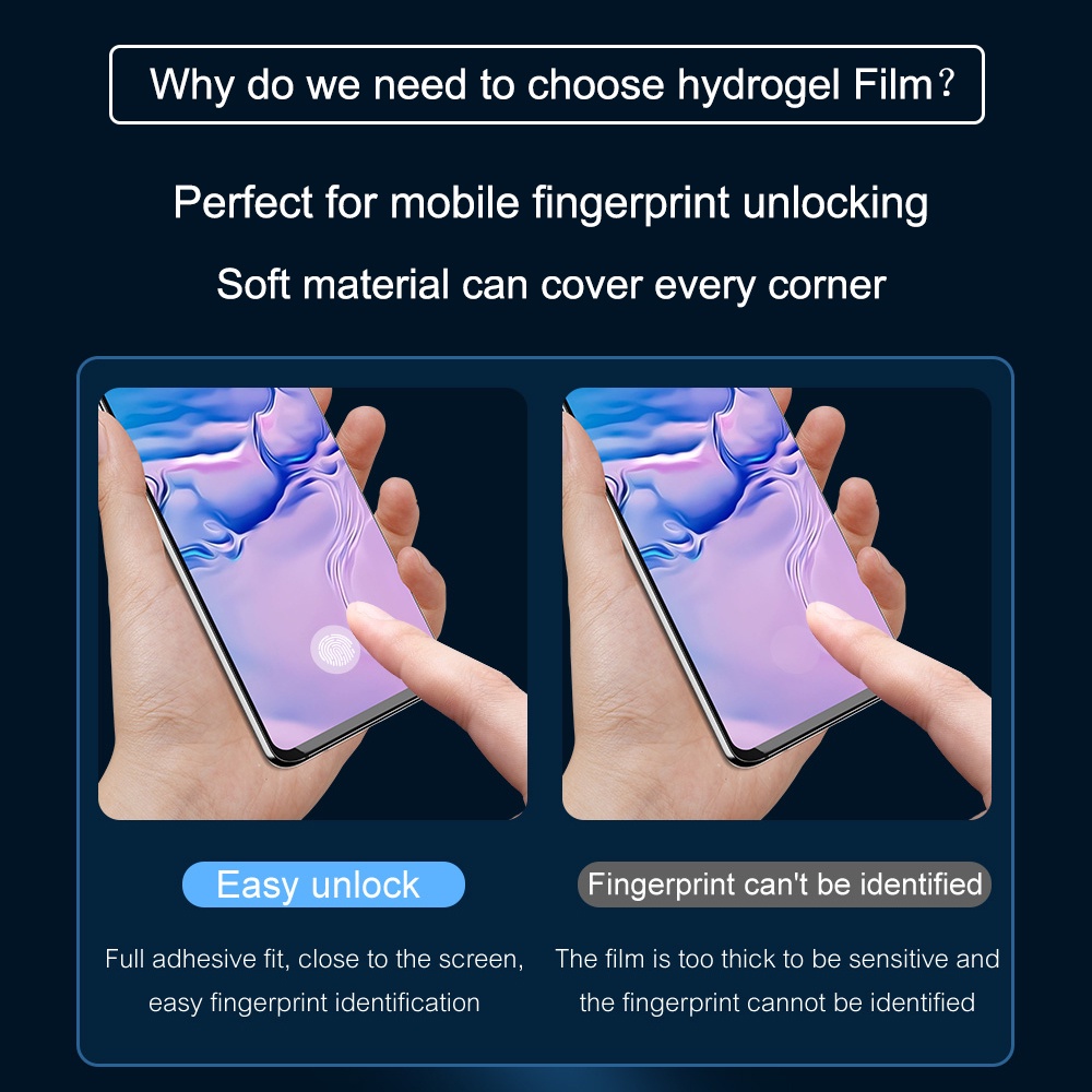 Film Hydrogel Pelindung Layar Depan + Belakang Untuk Samsung NOTE 10 20 8 9 NOTE 20UT