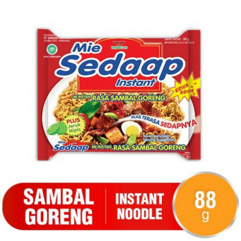 MIE SEDAP RASA SAMBAL GORENG