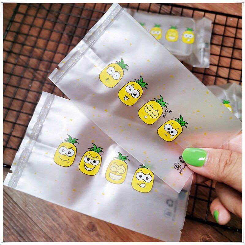 PLASTIK SEALER COOKIES NASTAR TAIWAN TRANSPARAN DOVE MOTIF 7x12cm