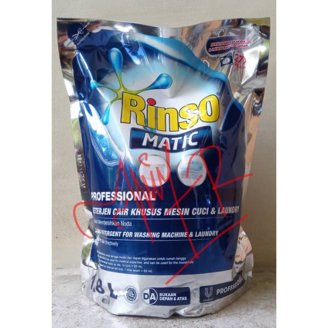 Rinso Matic Professional Liquid 1.8 L / Rinso Matic Cair