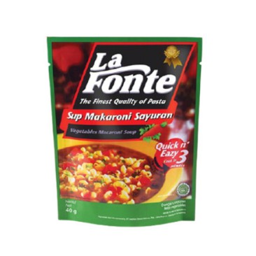 

LA FONTE SUP MACARONI SAYURAN 40 GR