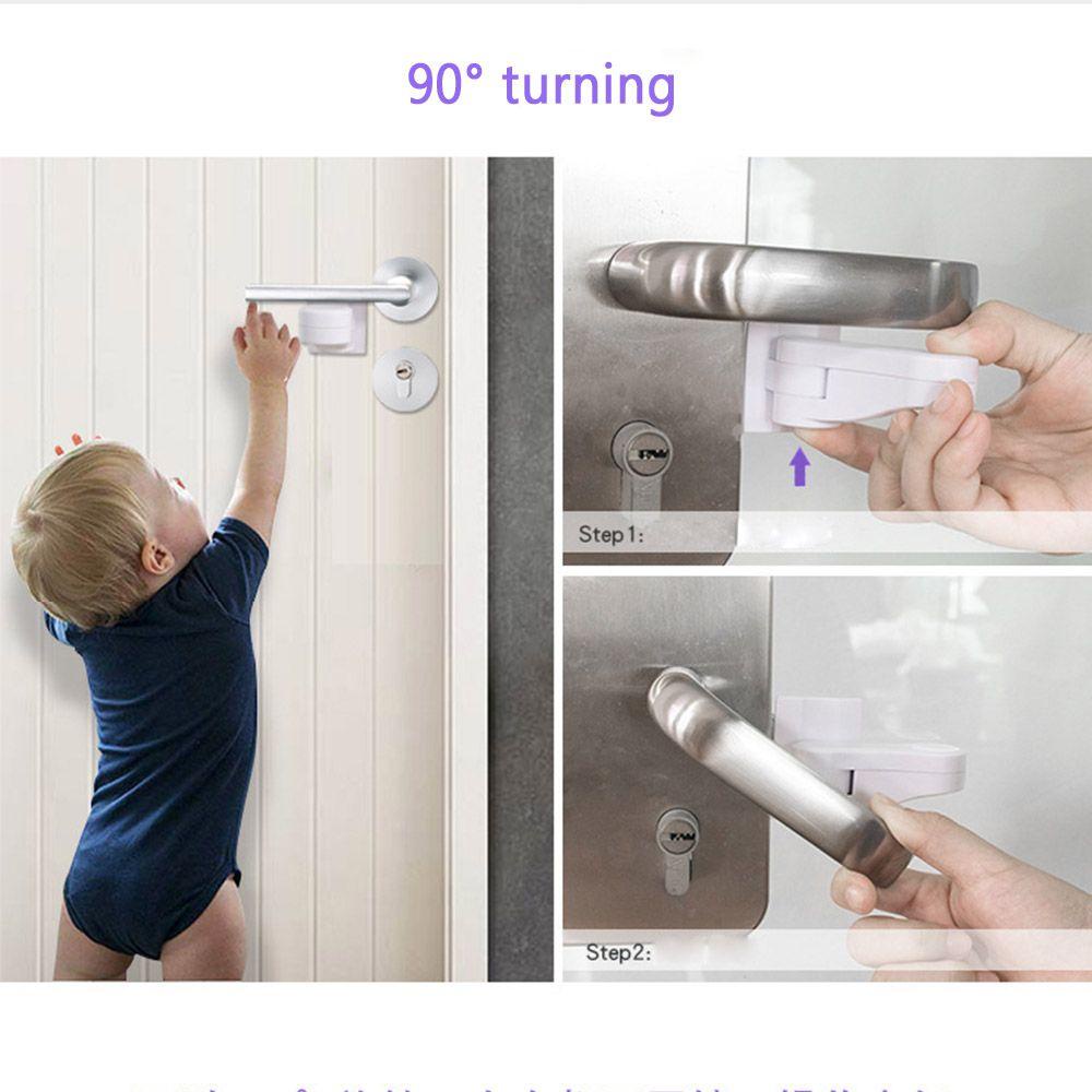 Lanfy door Lever Lock Child Professional Perangkat Pelindung Pintu anti Buka