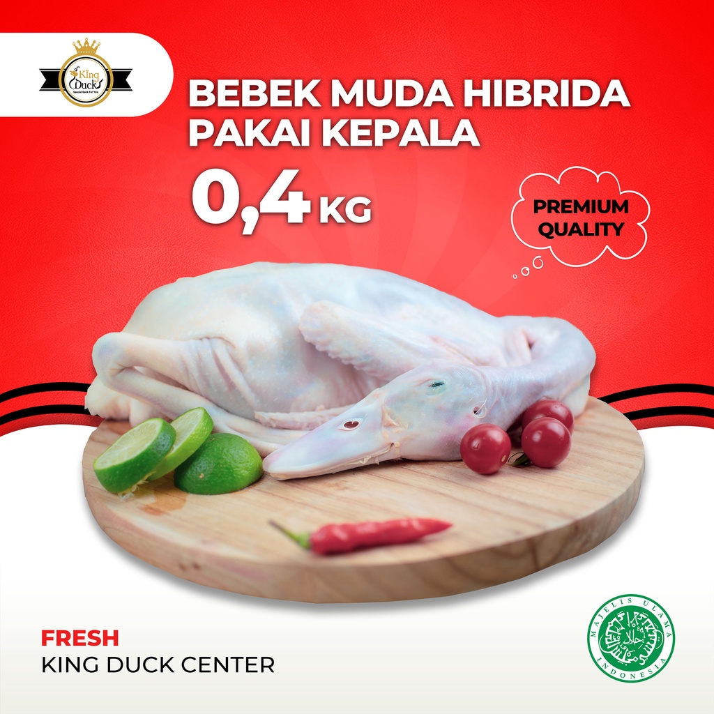 

BEBEK HIBRIDA / DAGING BEBEK 0,4 KG