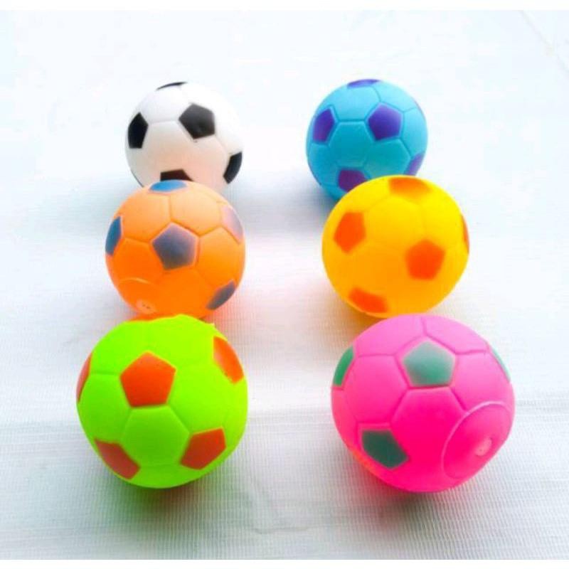 MAINAN ANAK BOLA KARET BUNYI ISI 6 BOLA MANDI
