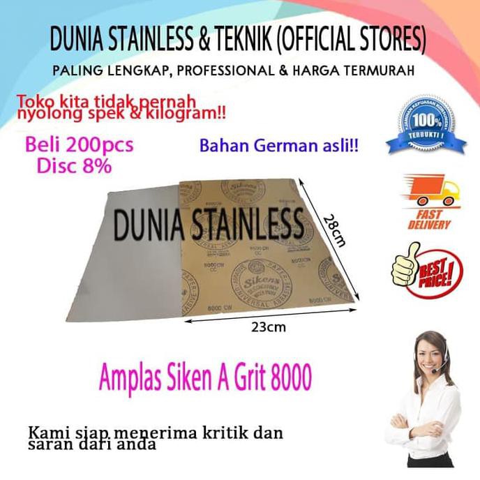 -READY- AMPLAS SIKEN A GRIT 8000 SIKENS