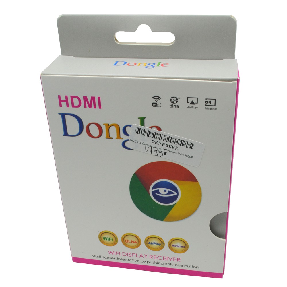 AnyCast Chromecast HDMI Dongle Wifi 1080P