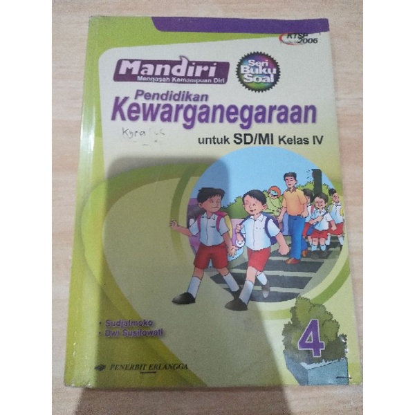 

Pendidikan Kewarganegaraan kelas 4 Erlangga