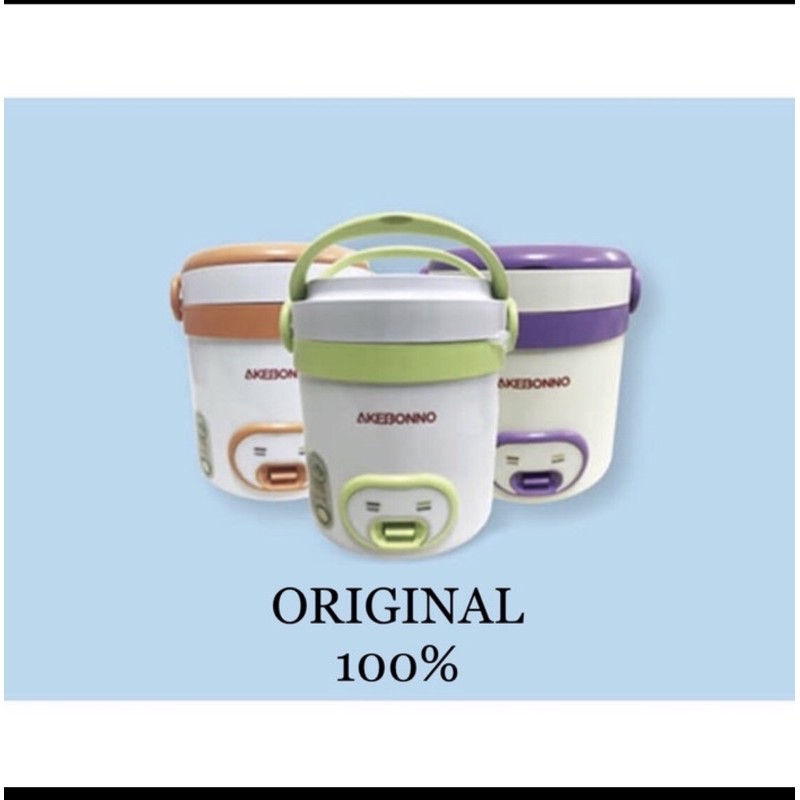 AKEBONNO Magic Com Mini 0,3lt MC-1688/Rice Cooker Mini MC1688/Alat Nanak Nasi Elektrik