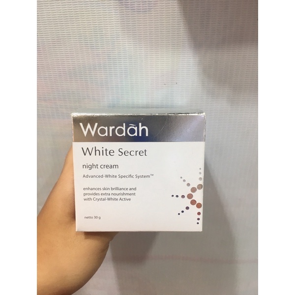 Wardah white secret night cream