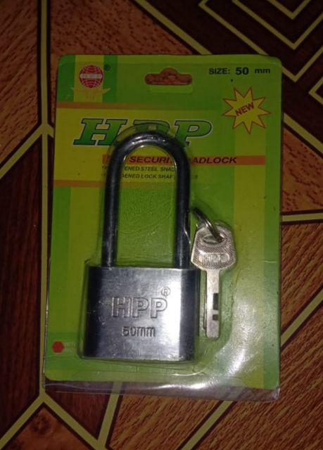 Gembok Putih 50 Mm Leher Panjang Hpp Murah