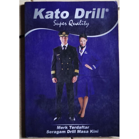 Bahan Kain Baju Seragam Lapangan Kerja Kato Drill Twill Serat American PREMIUM Grade A Quality Sinth