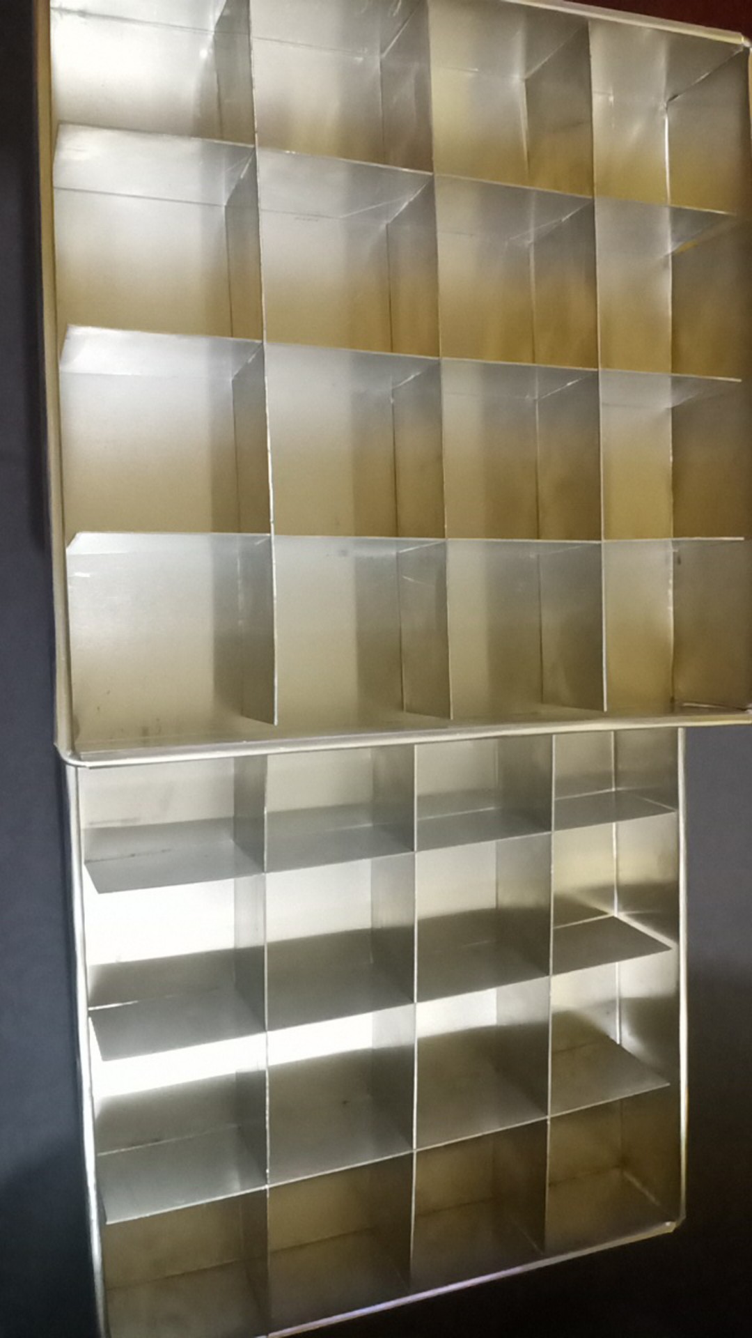 Loyang Brownies Sekat (kotak Persegi Panjang Sekat Loyang Bolu Kukus Panggang Loyang Kue Bolu