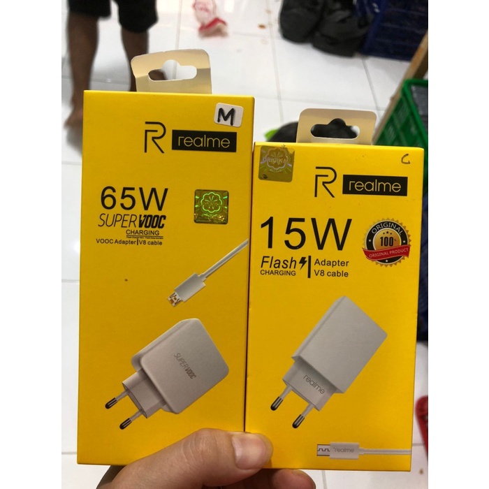 Charger Realme SuperVooc 15W / 20W / 30W / 65W Micro Type C Cable Casan Realme Fast Charging Super VooC