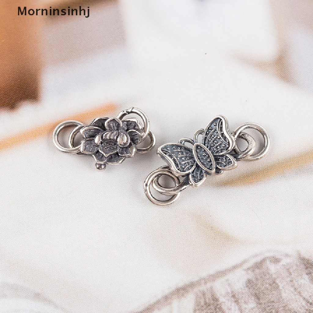 1 Pc Konektor Kait Clasp Bentuk S Bahan Sterling Silver 925 Untuk Aksesoris Perhiasan