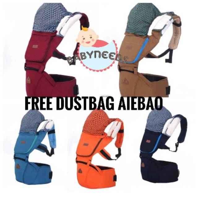 SALE!!!! FREE DUSTBAG AIEBAO Hipseat aiebao josh. aiebao 6618 gendongan bayi aiebao