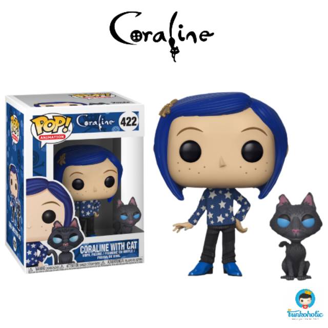 Funko POP Animation Coraline - Coraline with Cat #422