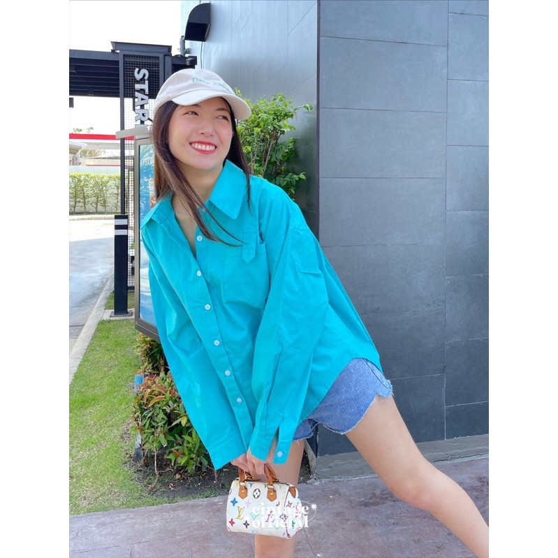 BEFAST - ZEC OOTD Wanita Kemeja VIDA / Kemeja Button Pocket / Kemeja Wanita Casual / Kemeja Polos Formal / Kemeja OOTD Wanita Bisa Di Jadikan Outer