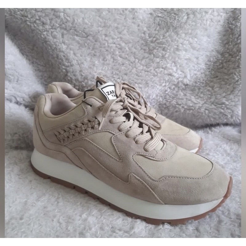 ZARA MAN SNEAKERS SUEDE SHOES (NEW ORIGINAL STORE)