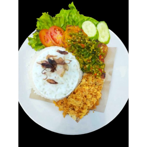 

Ayam Penyet Kremes Cabe Ijo