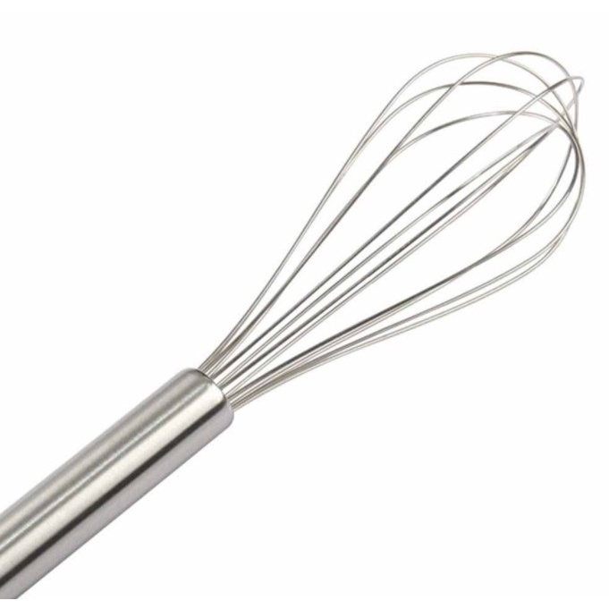 Egg Whisk Beater Balloon 10in Stainless Pengocok Telur Adonan 25cm