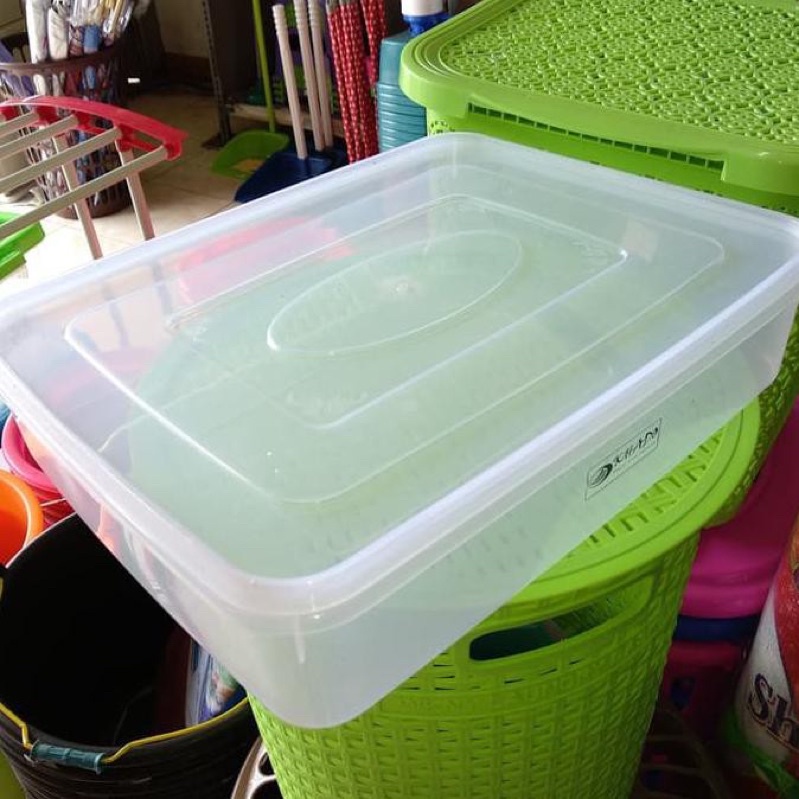 TEMPAT DONAT BOX DONAT SHINPO PLASTIK 6 LITER / Donut Box Tebal Shinpo