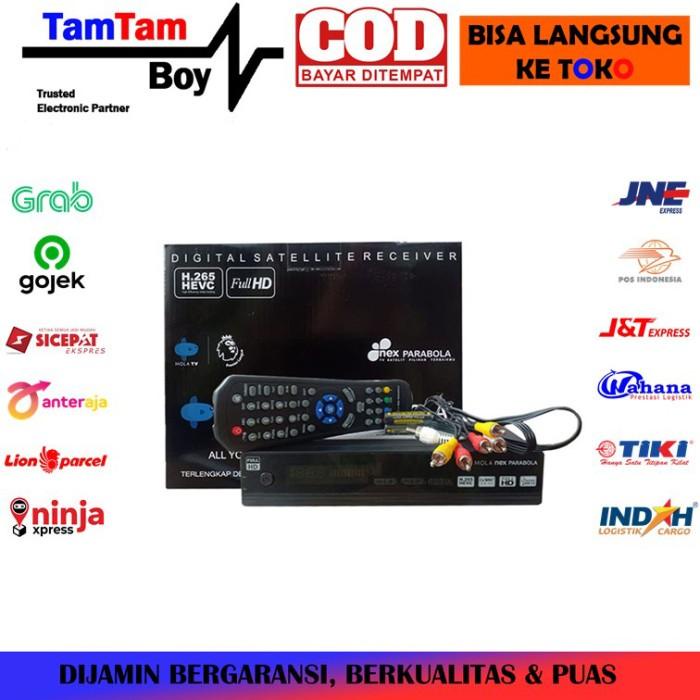 Receiver Parabola Nex Mola Parabola Hd Hitam Hybrid C Band Ku Band