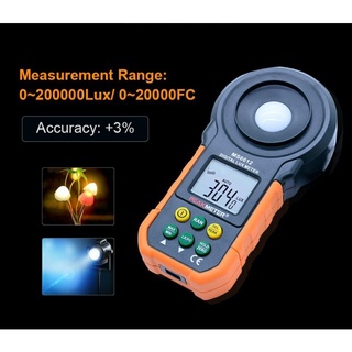 Digital Lux Meter 200,000 Lux Light Meter Test PM6612 | Shopee Indonesia