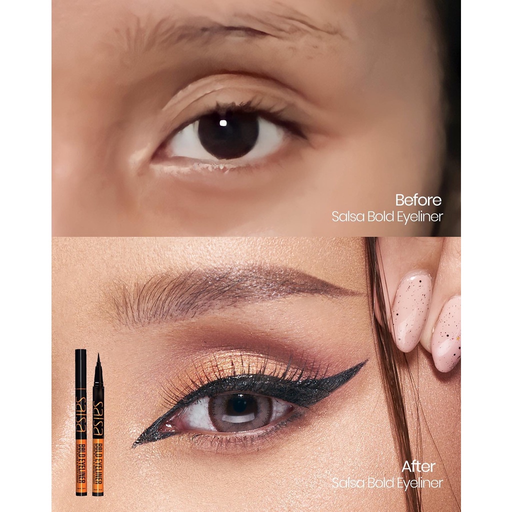 SALSA BOLD EYELINER LONG-LASTING BLACK &amp; BOLD 3ML