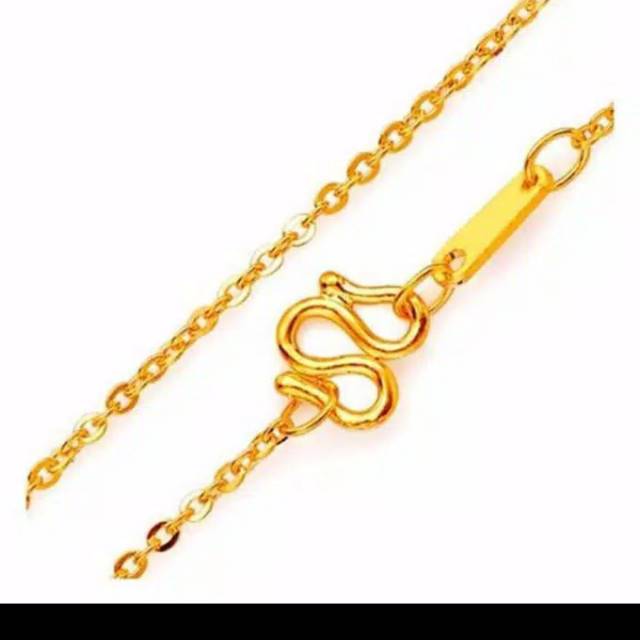 Perhiasan Kalung Emas Tiaria 24 Karat 99.9% 8gr