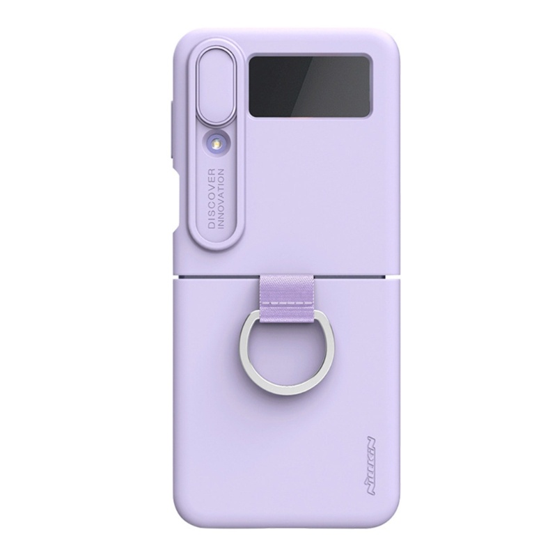 Casing Belakang Shockproof Dengan Ring Holder Mewah Untuk Z Flip4