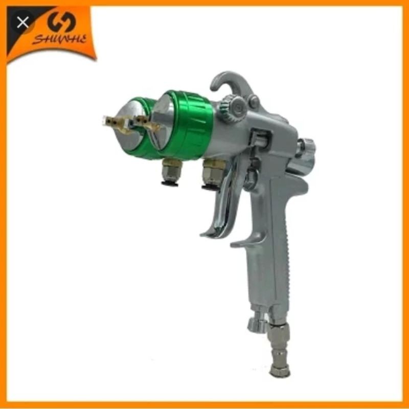 Spray Gun Dual Head Green