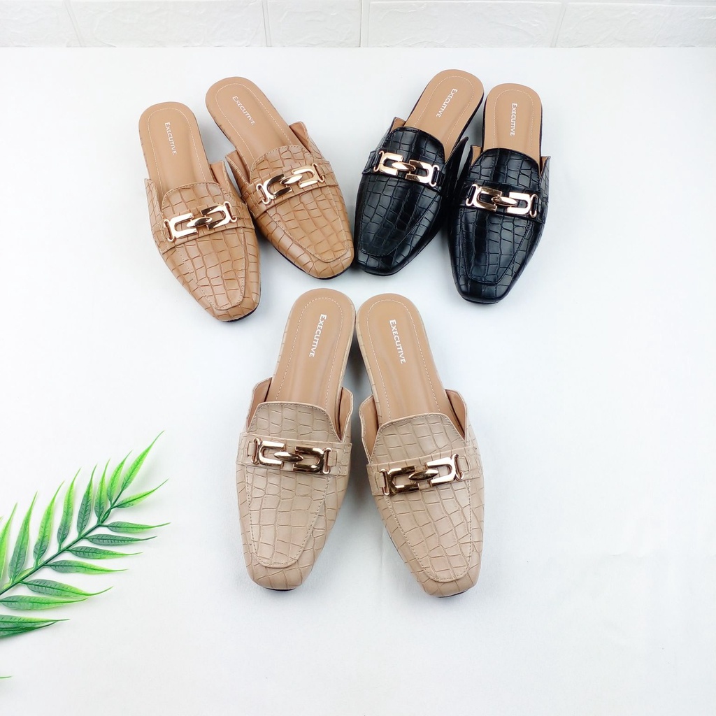 EXECUTIVE - Irene Slip On Mules 2 cm