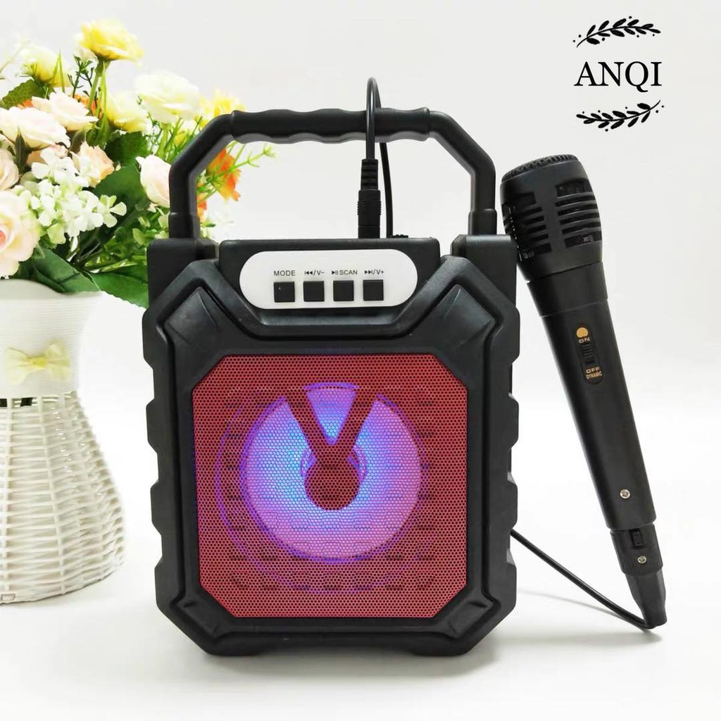 ANQI 1888 speaker bluetooth LED / Portable Bluetooth Speaker